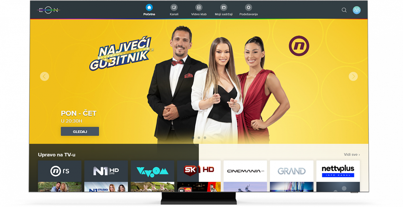 Gledaj NetTV Plus putem streaming uređaja