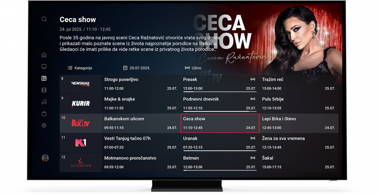  Ukoliko si gledao/la putem BOX-a: